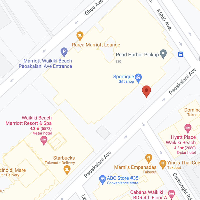 marriott pickup location map